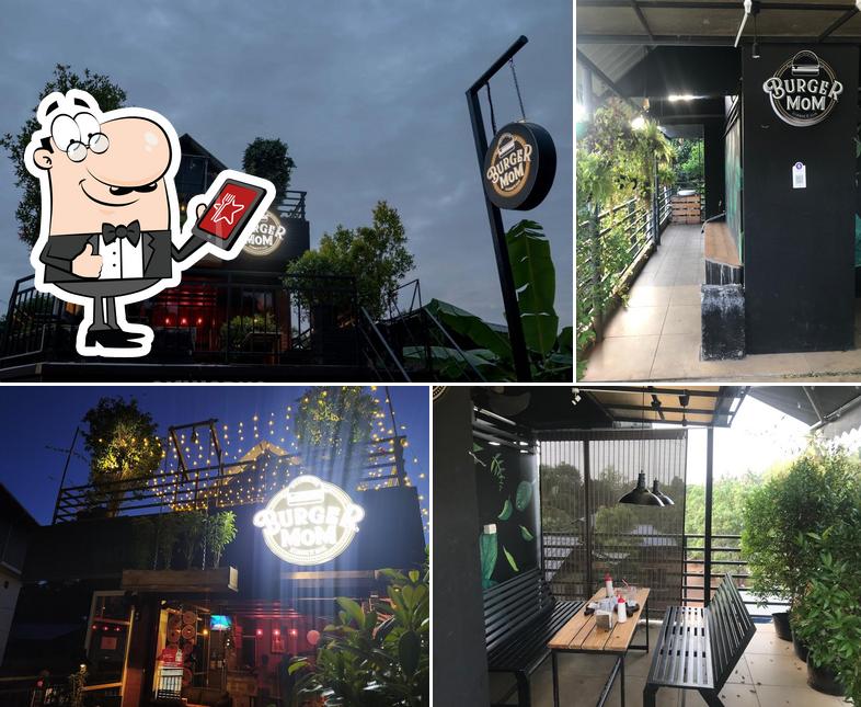 The exterior of Burger mom