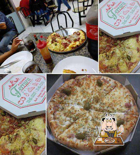 No Pizzaria Ferrara, você pode degustar pizza