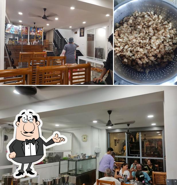 The image of Padma cafe’s interior and food