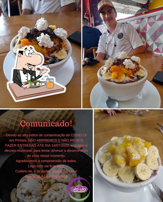 Comida em Ula ula sorveteria