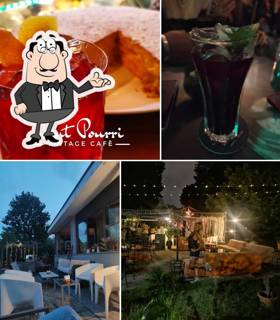 Dai un’occhiata alla immagine che presenta la interni e bevanda di Pout Pourri Vintage Café
