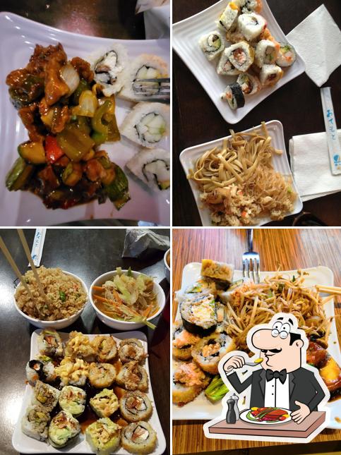 Блюда в "Kurai Sushi and Chinese Buffet"