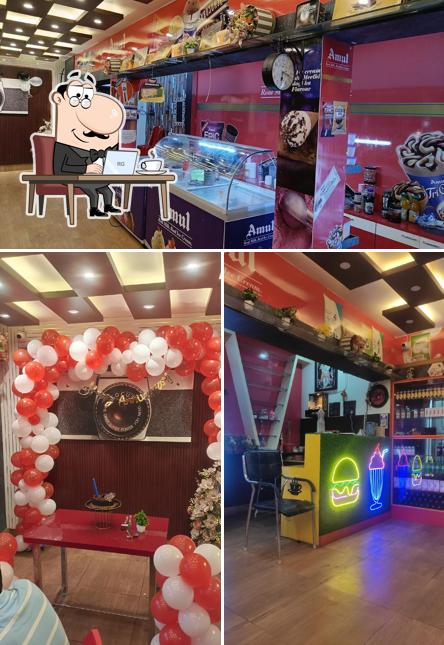 The interior of Maruti Cafe & Restaurant