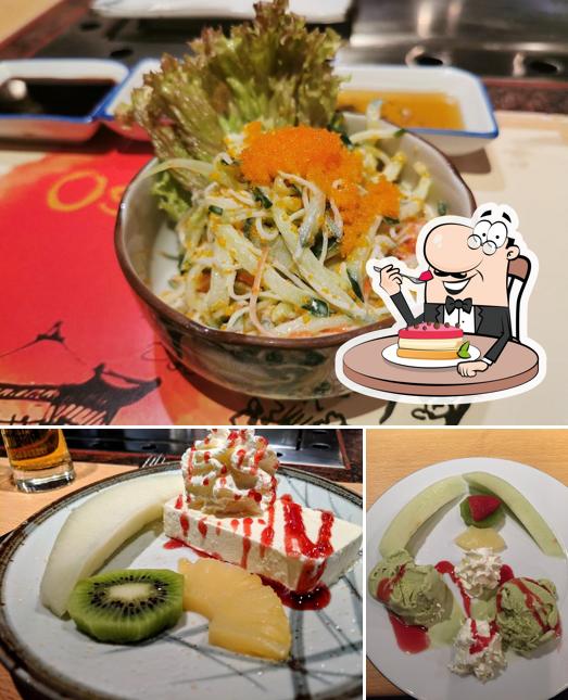 Traditionelles Japanisches Restaurant OSAKA propose une éventail de plats sucrés