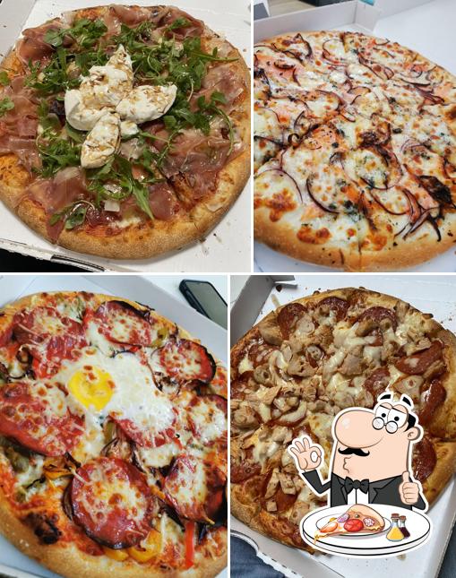 Prenez différents types de pizzas