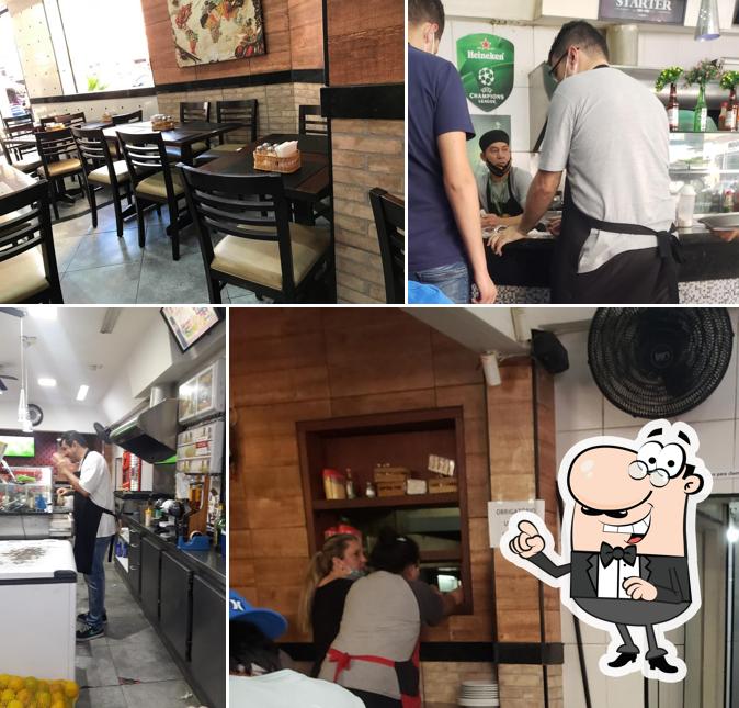 O interior do Starter Lanches e Refeições