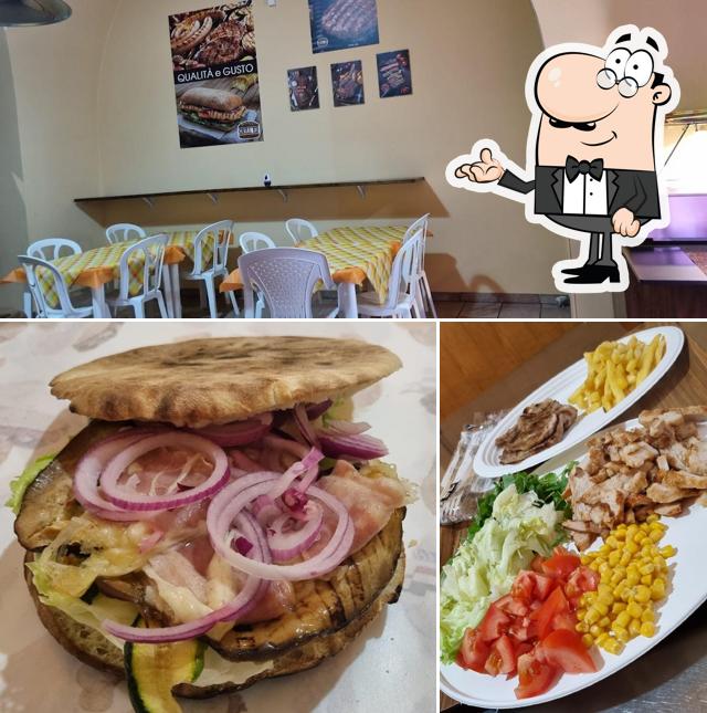 La foto di interni e cibo da Grill'ed