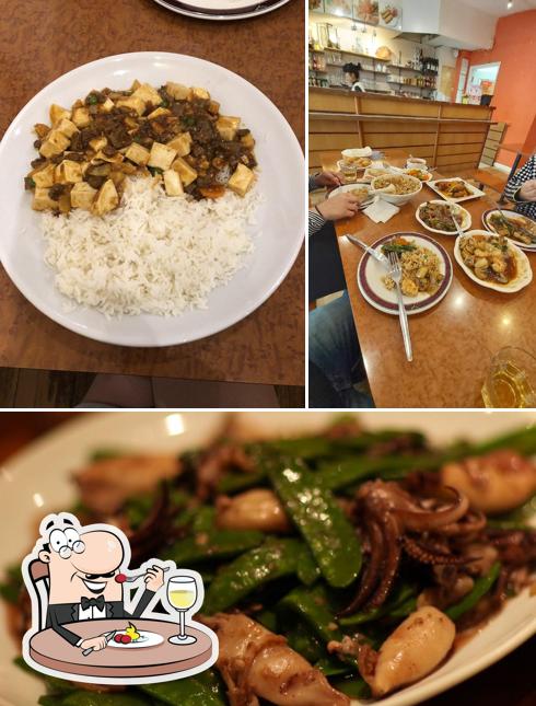 Блюда в "Rice Box Chinese restaurant and takeaway"