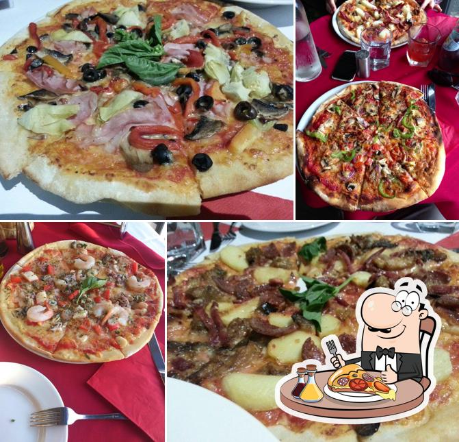 Get pizza at IL Padrino Caffe