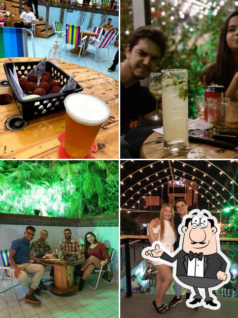 O interior do Yolo Beer Garden