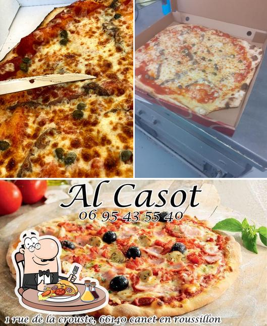 Prenez des pizzas à Al Casot pizzeria