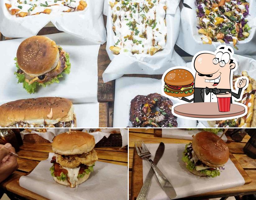 Grub Monkeys offers a variety of options for burger lovers