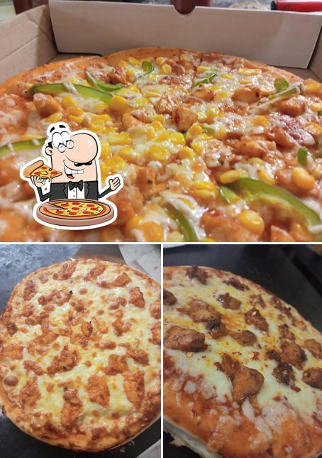 Try out different kinds of pizza