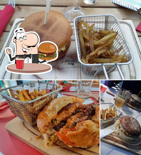 Essayez un hamburger à KER CATHYWAN Bar AMBOISE