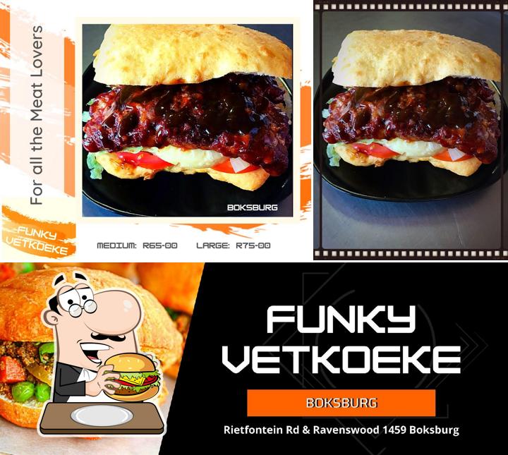 Essayez un hamburger à Funky Vetkoeke