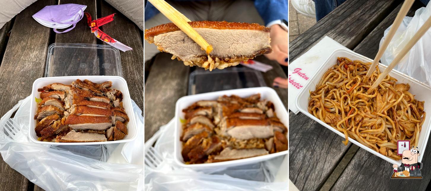 Prenez des plats à base de viande à Imbiss Hong Kong