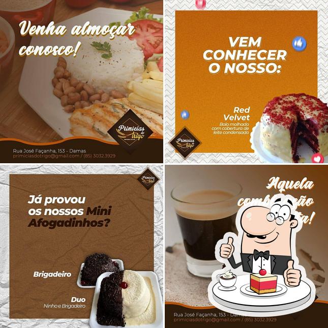 Primícias do Trigo offers a range of sweet dishes