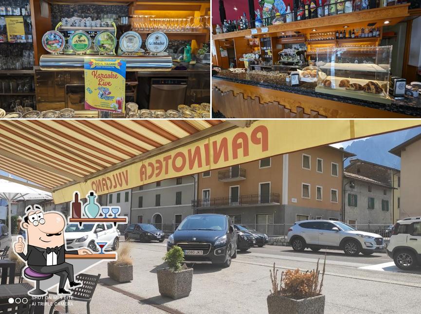 Gli interni di Bar vulcano