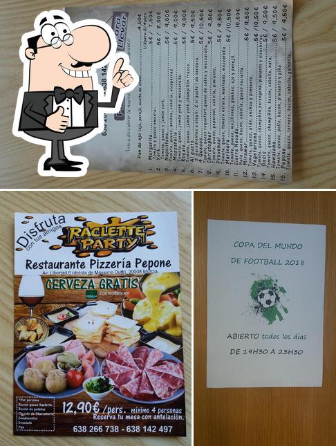 PIZZERIA PEPONE, Av. De La Libertad In Murcia - Restaurant Menu And Reviews