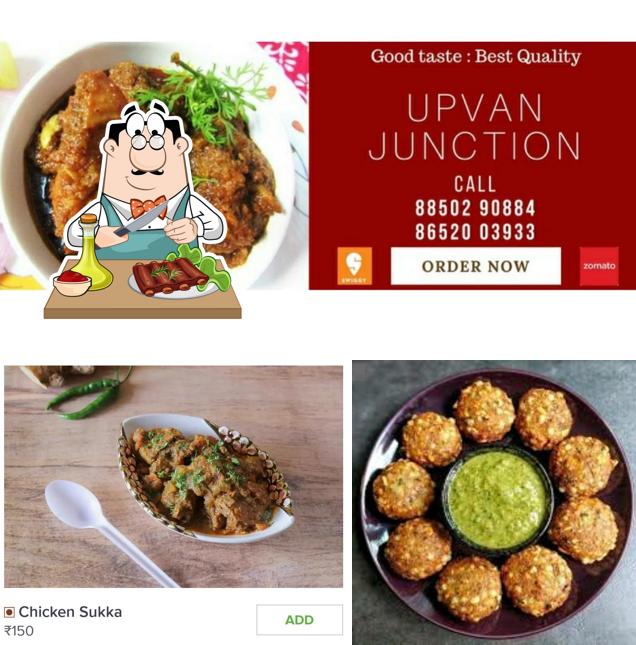 Pick meat dishes at UPVAN JUNCTION