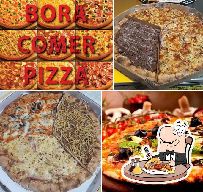 Consiga diversos tipos de pizza