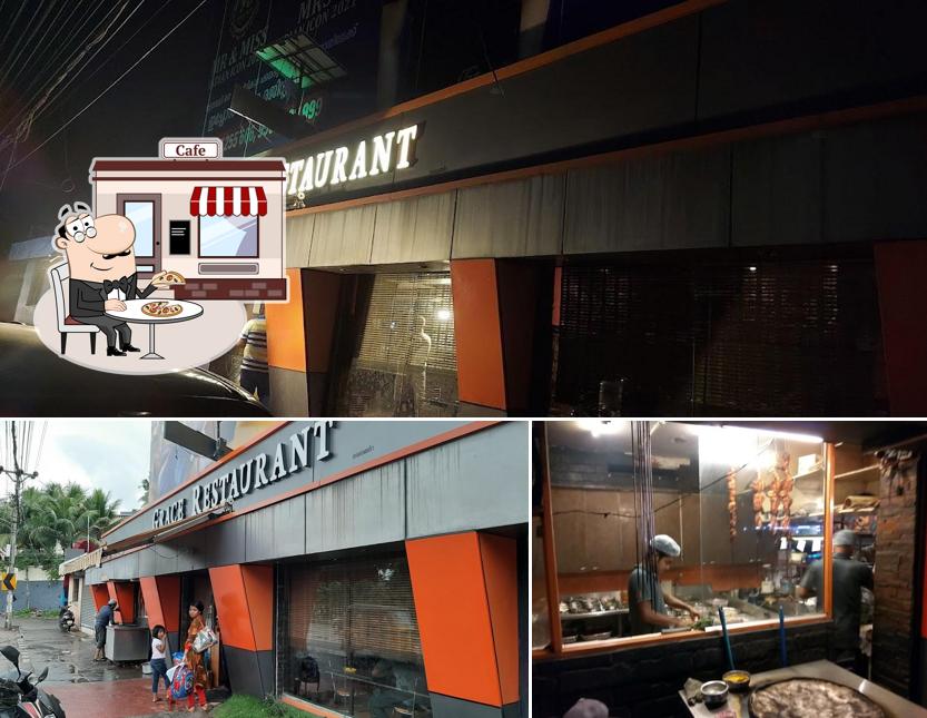 The exterior of Grace Restaurant
