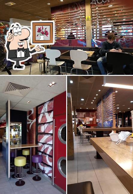 L'intérieur de McDonald's Mulhouse Piscine