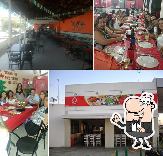 O interior do Churrascaria e Pizzaria Imperial Grill