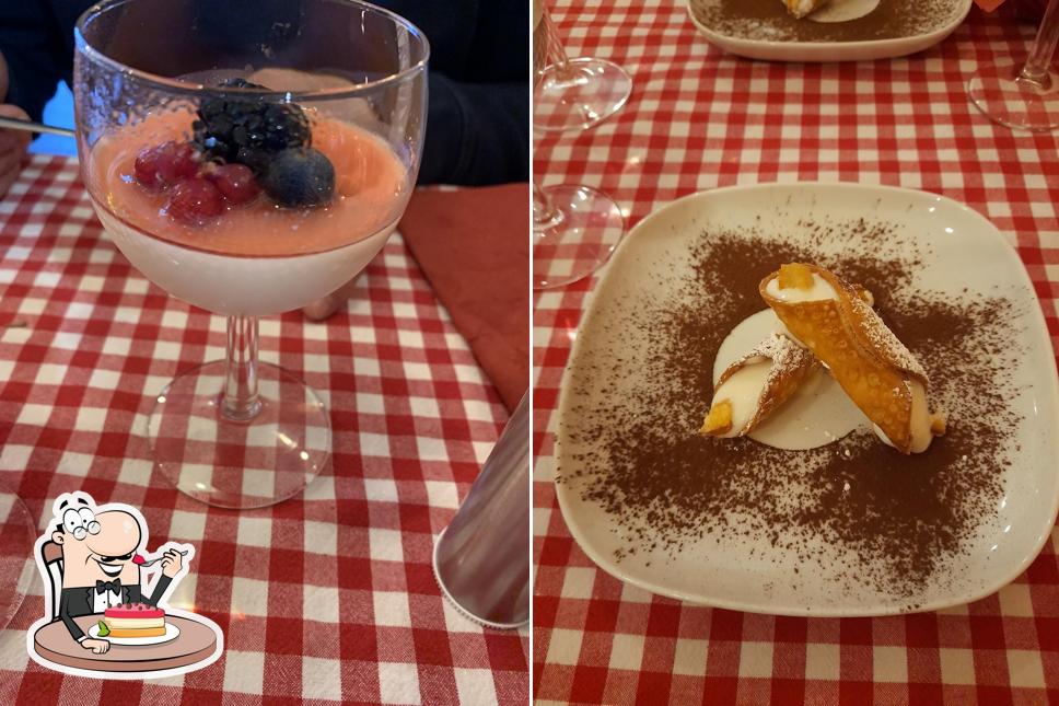 La Fabrique Trattoria sert une variété de desserts