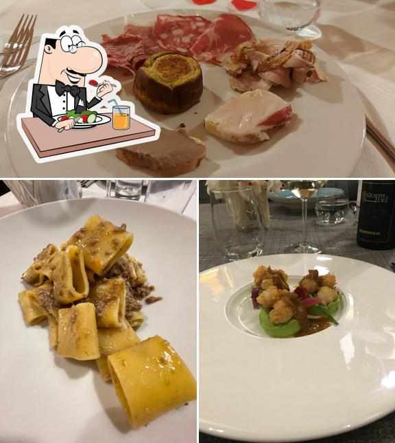 Essen im Osteria di Pozzo