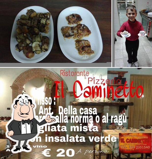 La immagine della interni e cibo di IL Caminetto "ristorante pizzeria""