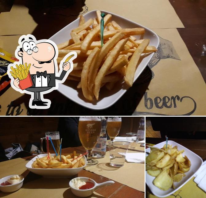 Essayez des pommes frites à Birreria La Tana Dei Lupi