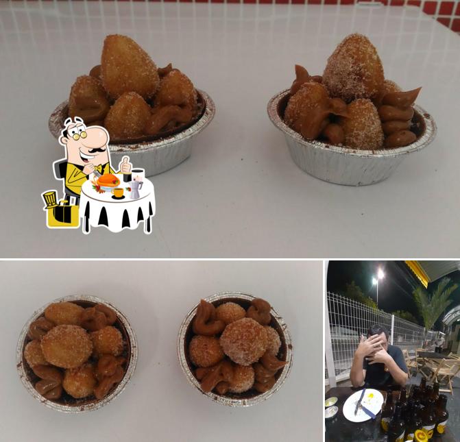 Dê uma olhada a foto ilustrando comida e álcool a Container Mall Cambeba