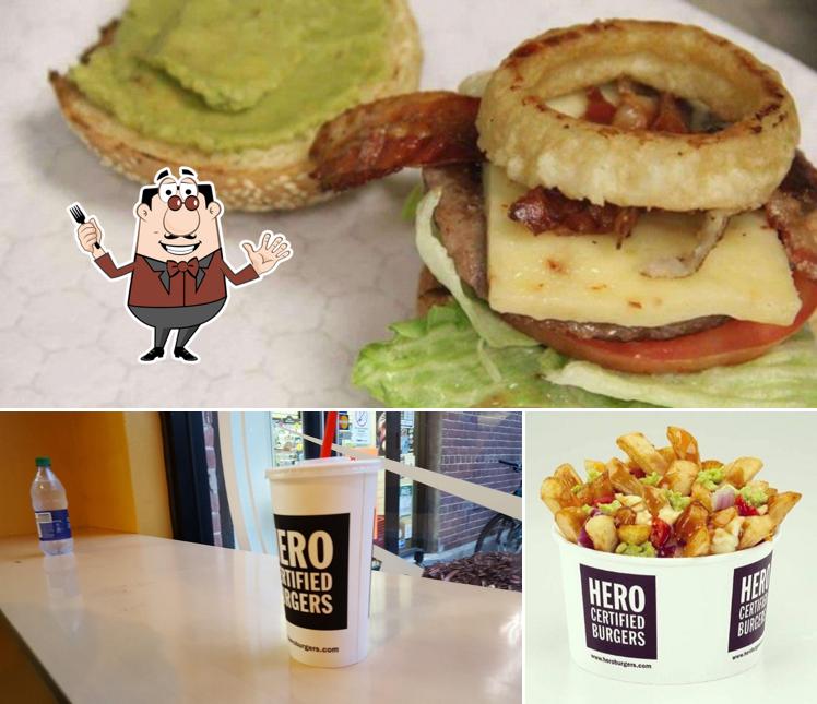 L’image de la nourriture et boisson de Hero Certified Burgers’s