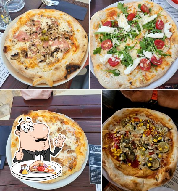 Scegli una pizza a Pizzeria Vecchia Signora