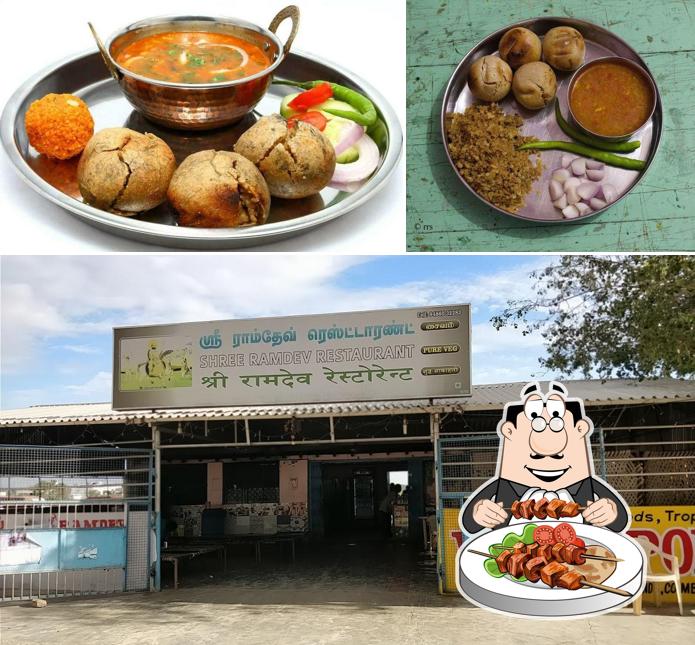Food at Shree Ramdev Dhaba