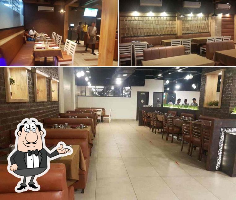 The interior of 27 Yard Restaurant