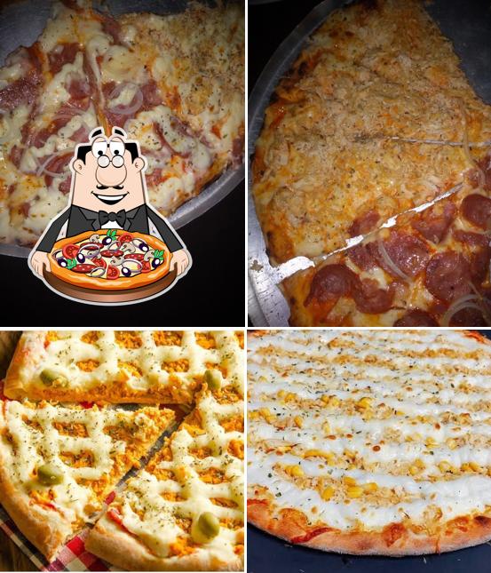 Escolha pizza no Casarão da Pizza