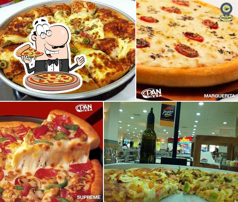 Escolha pizza no Pizza Hut