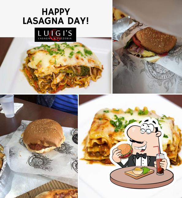 Закажите гамбургеры в "Luigi's Lasagna & Pizzeria"