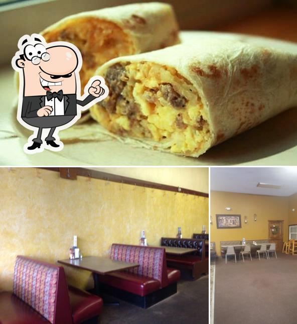 This is the image showing interior and food at El Rincon LLC