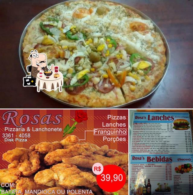 Comida em Rosa's Pizzaria, Lanchonete e Franguinho