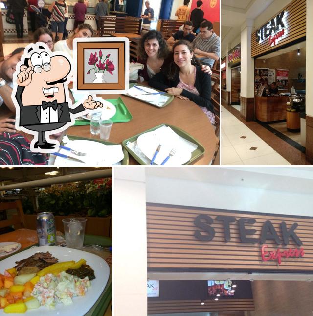 O interior do Steak Express