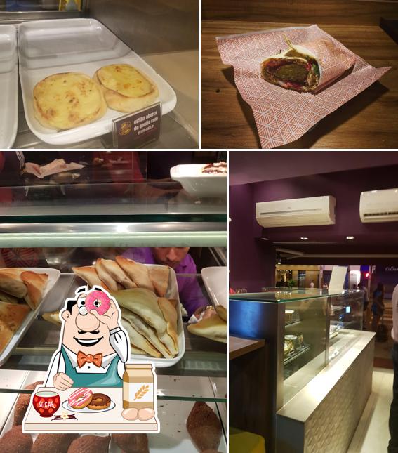 Suk Árabe Express serve uma escolha de sobremesas