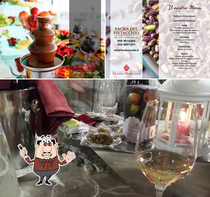 Cibo al Ristorante Feudo Marullo Bronte