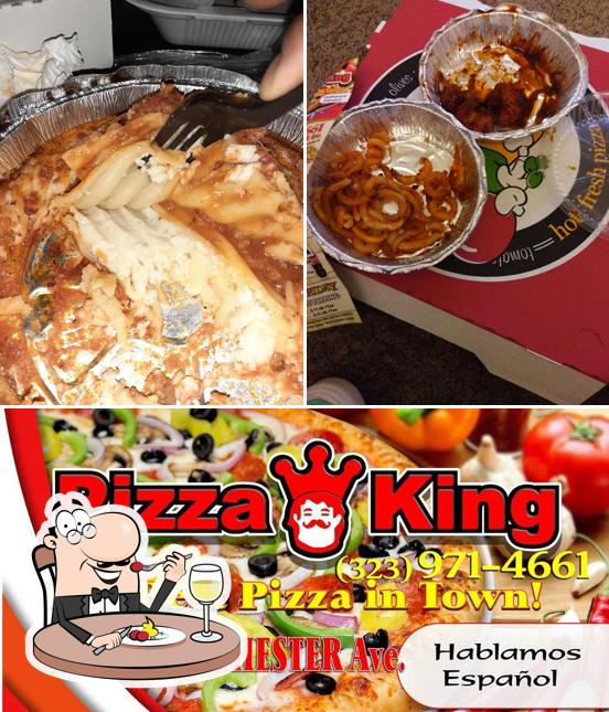 Pizza King, 1855 W Manchester Ave Suite 107/108 in Los Angeles