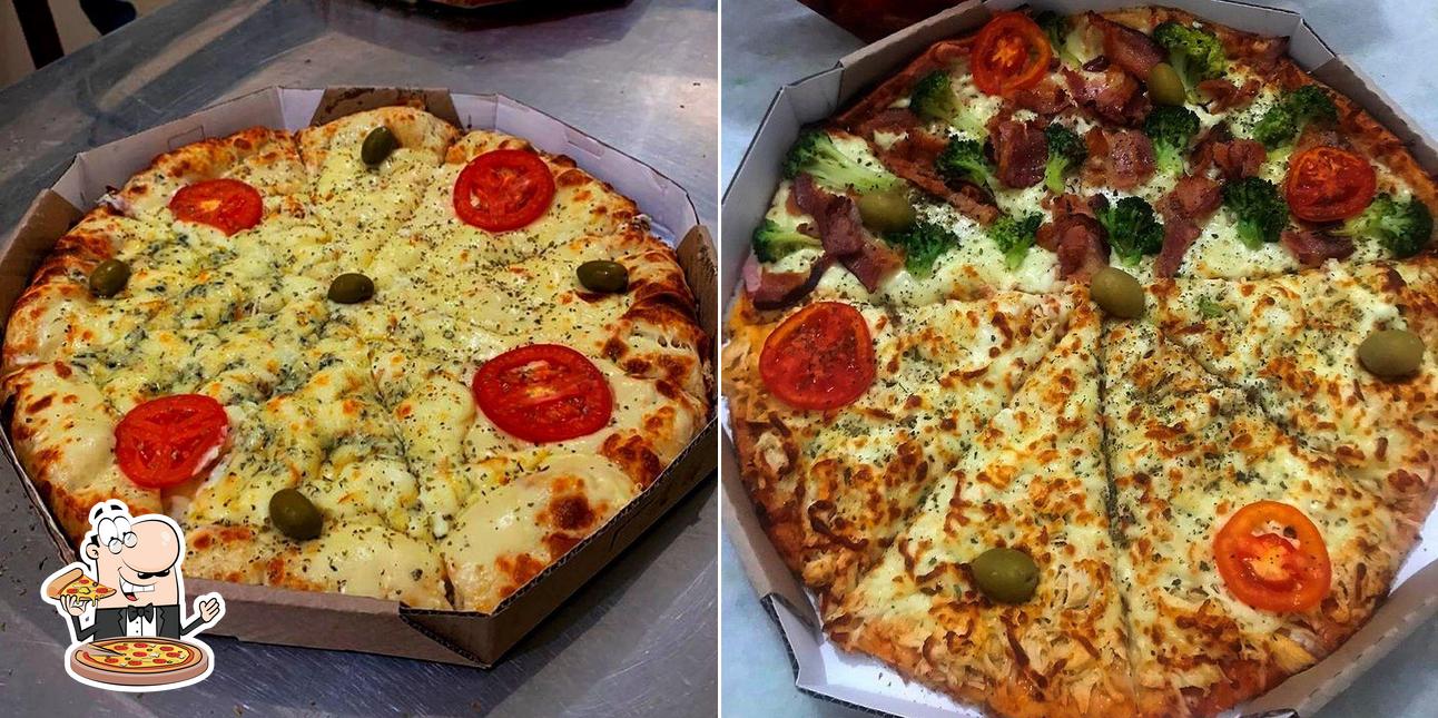 Peça diferentes estilos de pizza