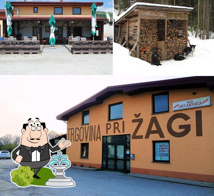 Gli esterni di Bar Drvarnica