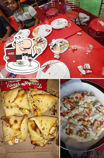 Food at Ad pizza hub