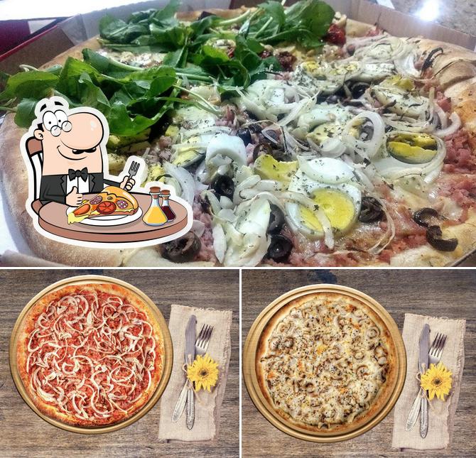 Experimente diferentes variedades de pizza